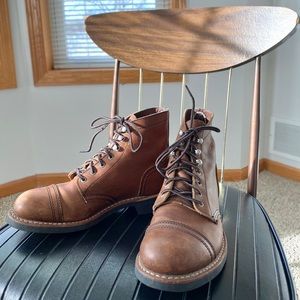 Red Wing Iron Ranger boots in Amber Sz 6.5